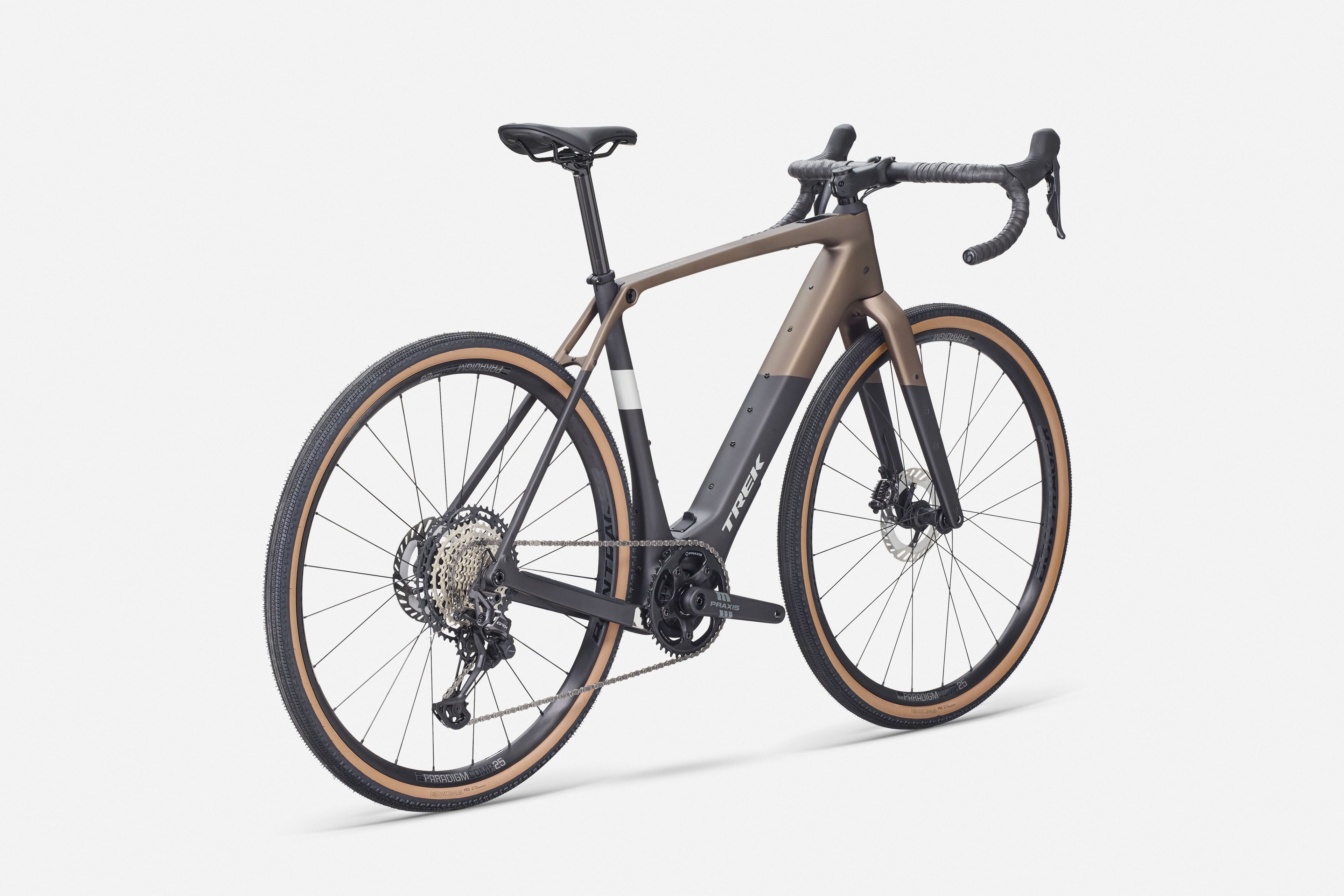 Bicycle on a white background