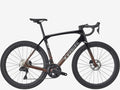 Bicycle with a sleek design on a white background