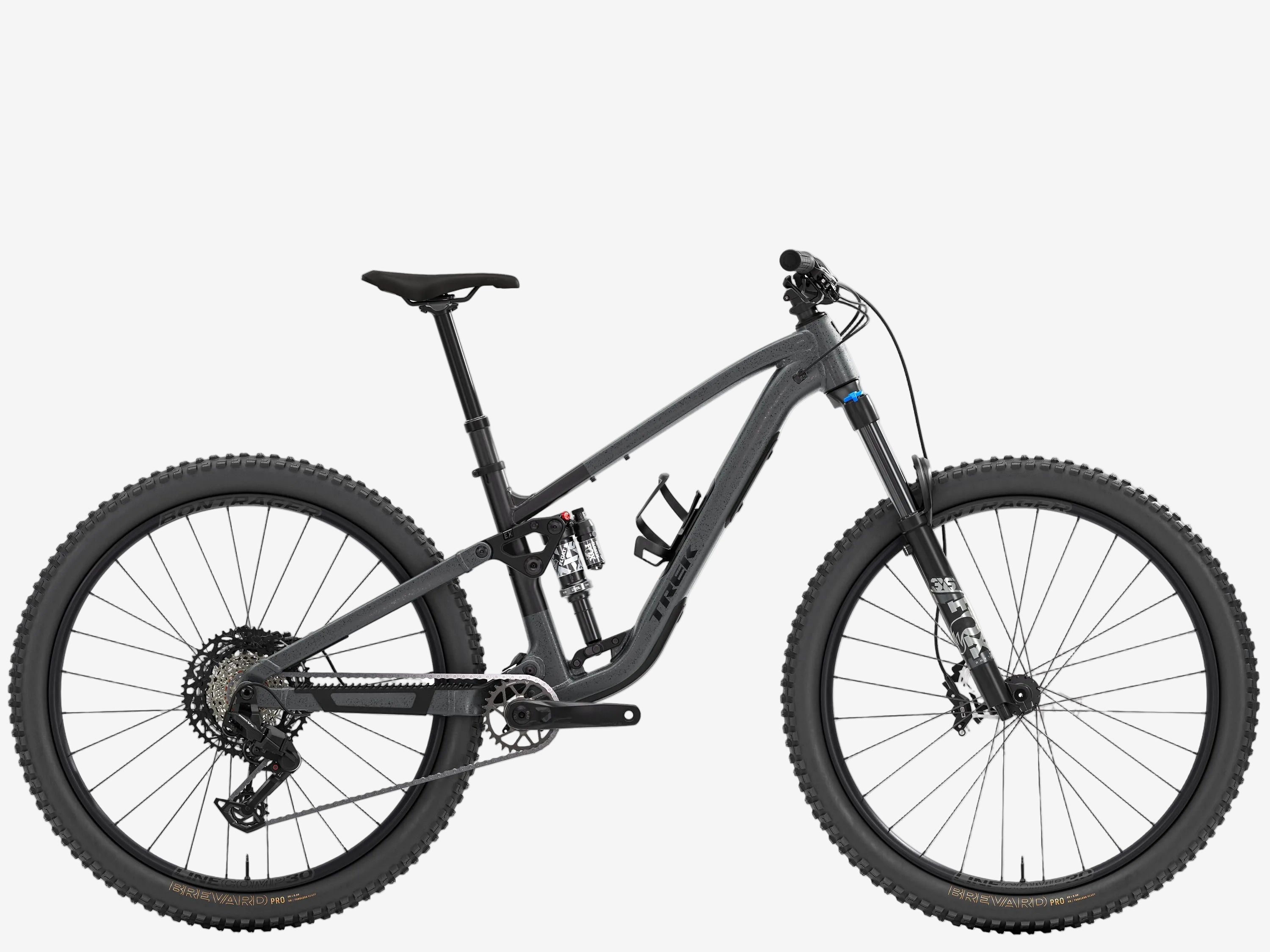 Mountain bike on a white background