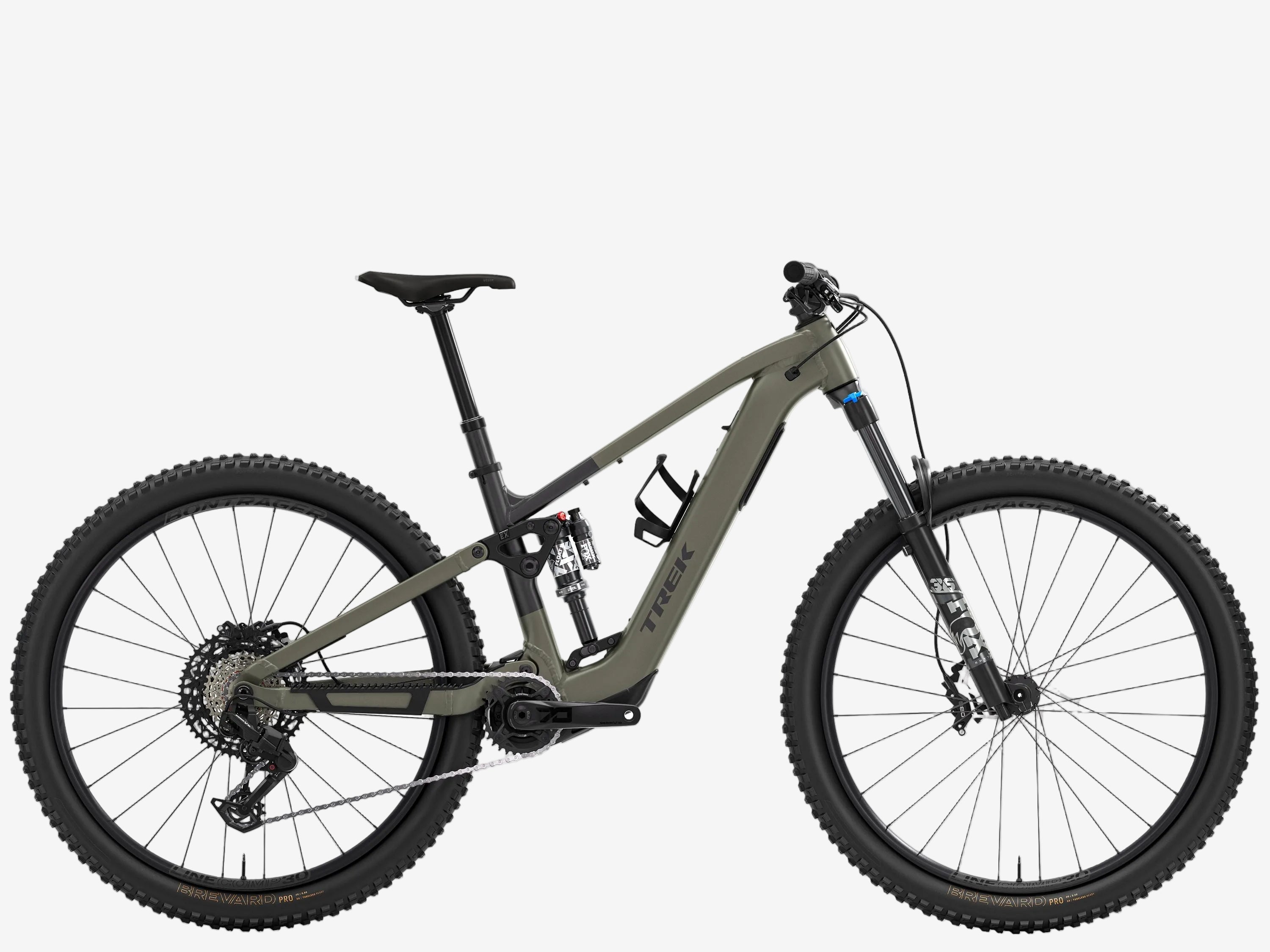 Mountain bike on a white background