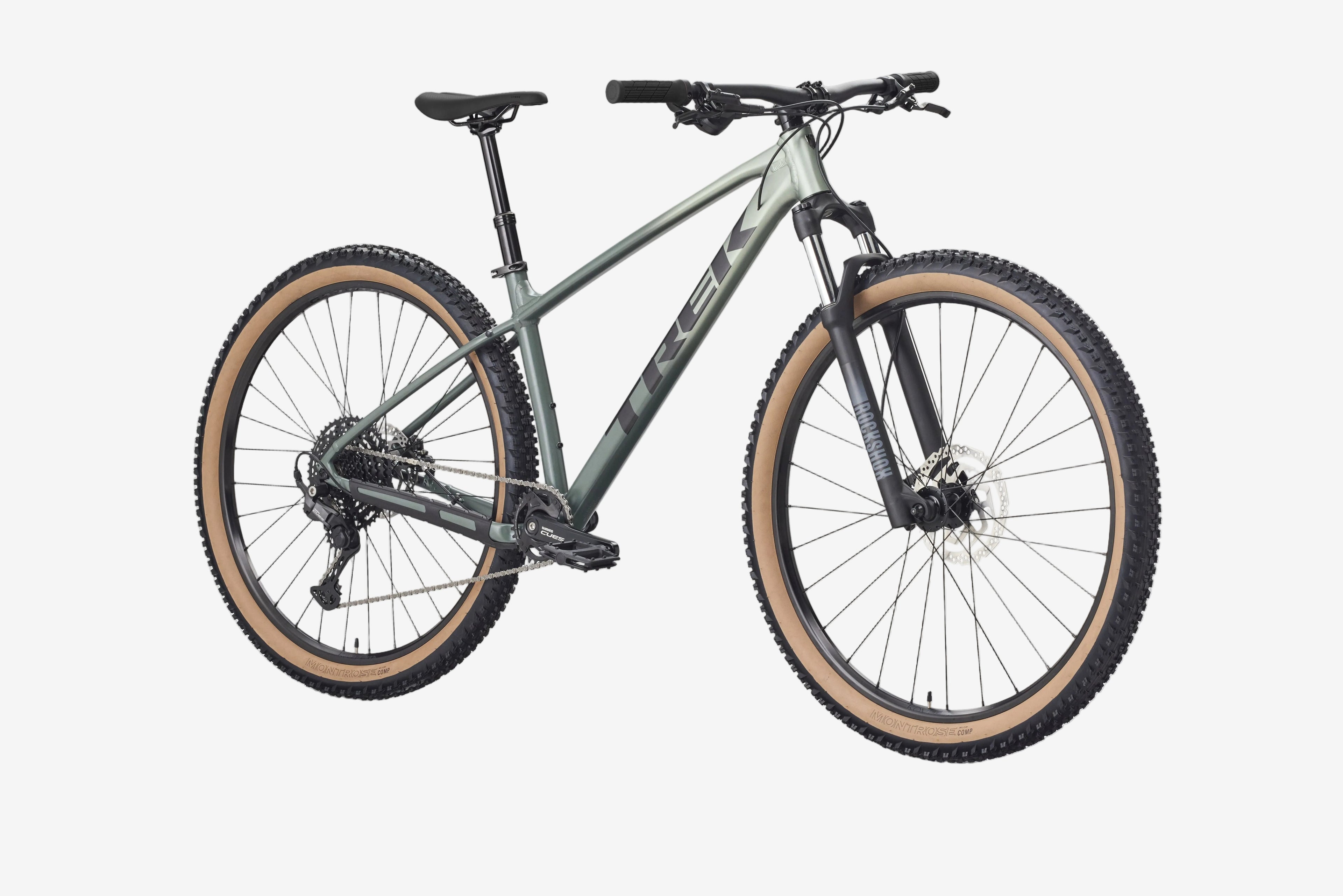 Mountain bike on a white background
