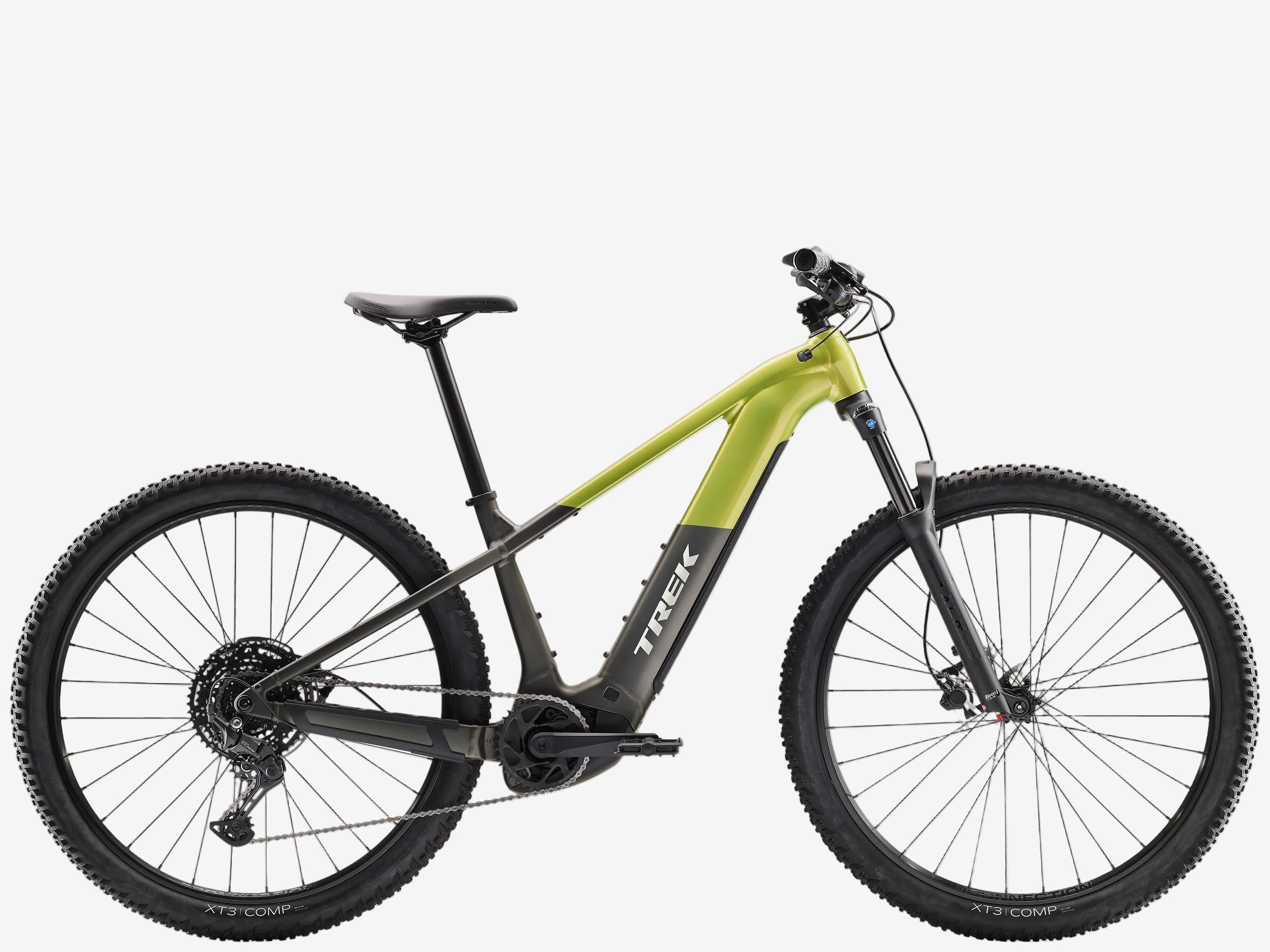 Trek electric bicycle on a white background