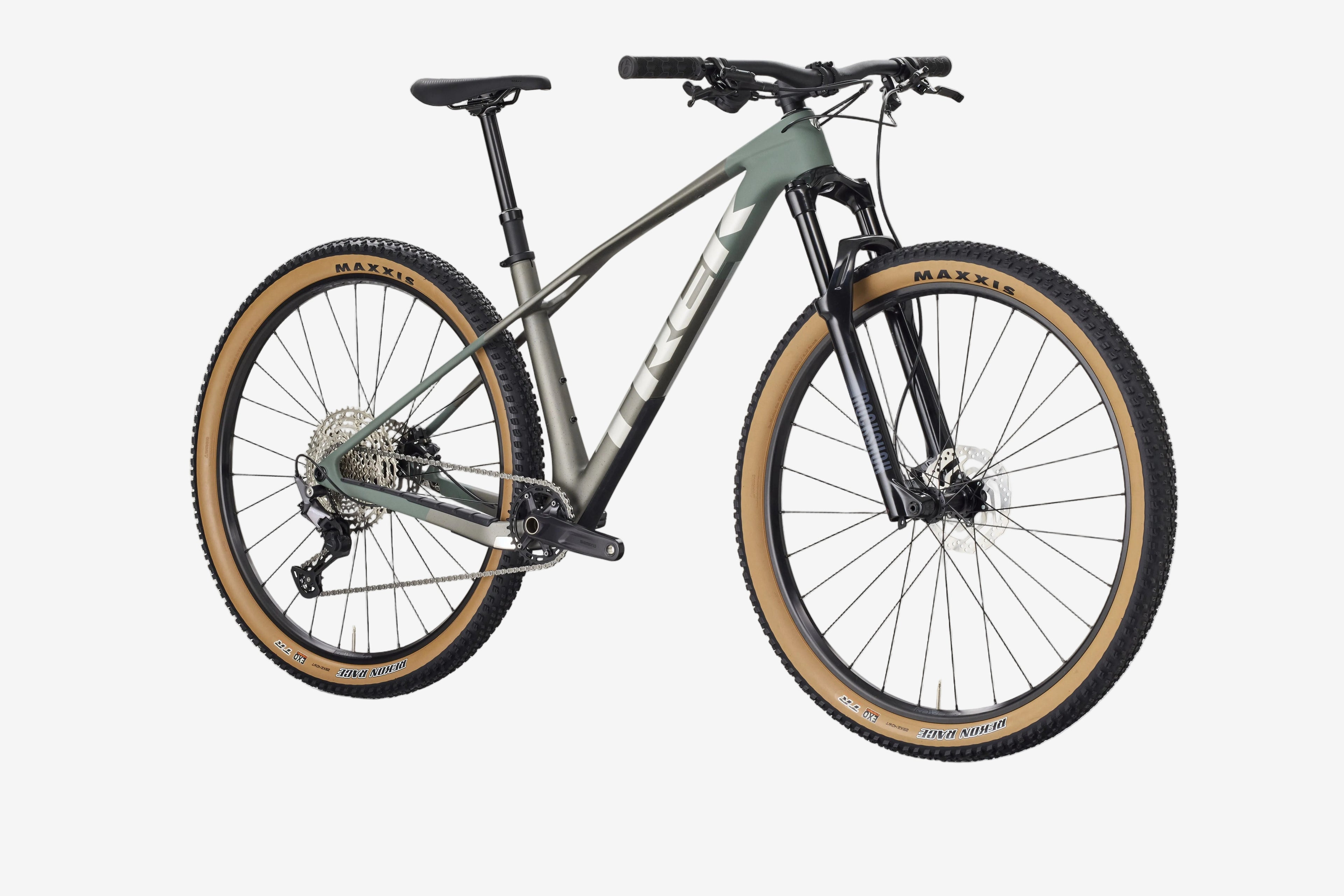Mountain bike on a white background