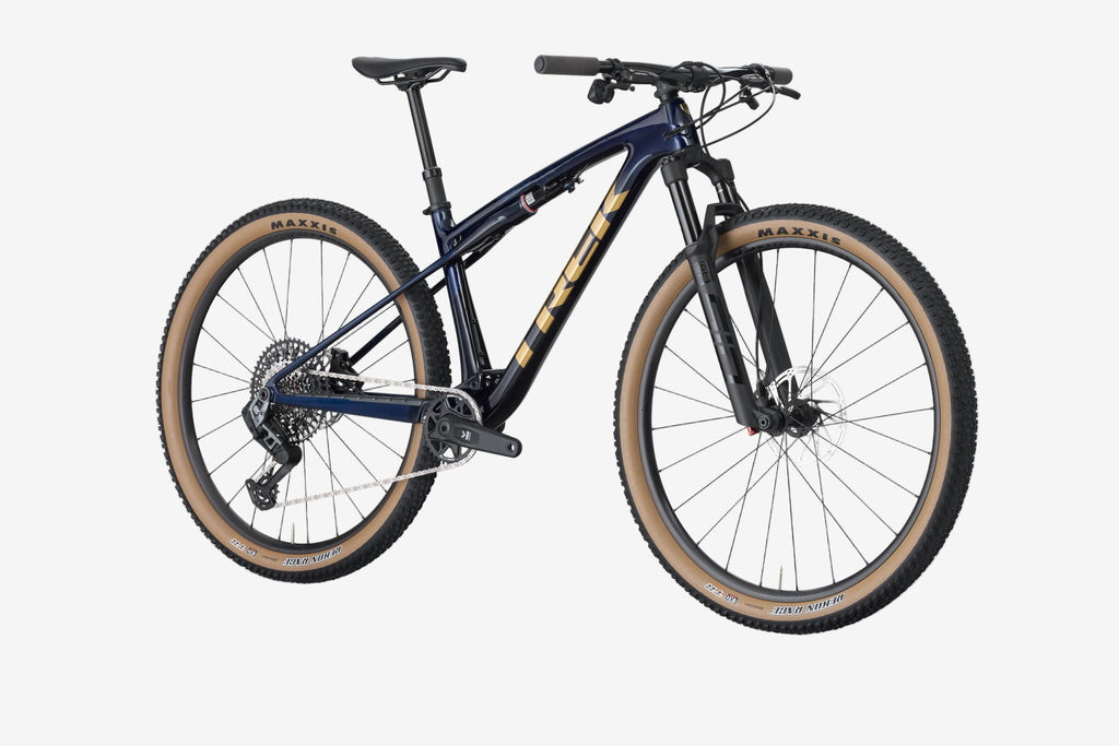 Mountain bike on a white background