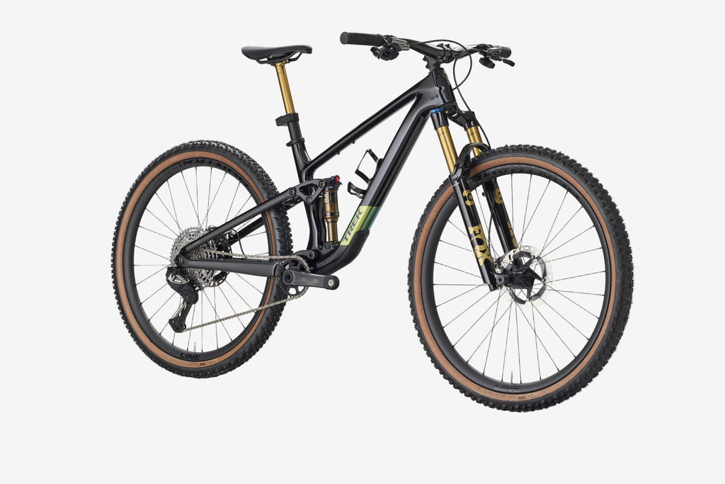 Mountain bike on a white background
