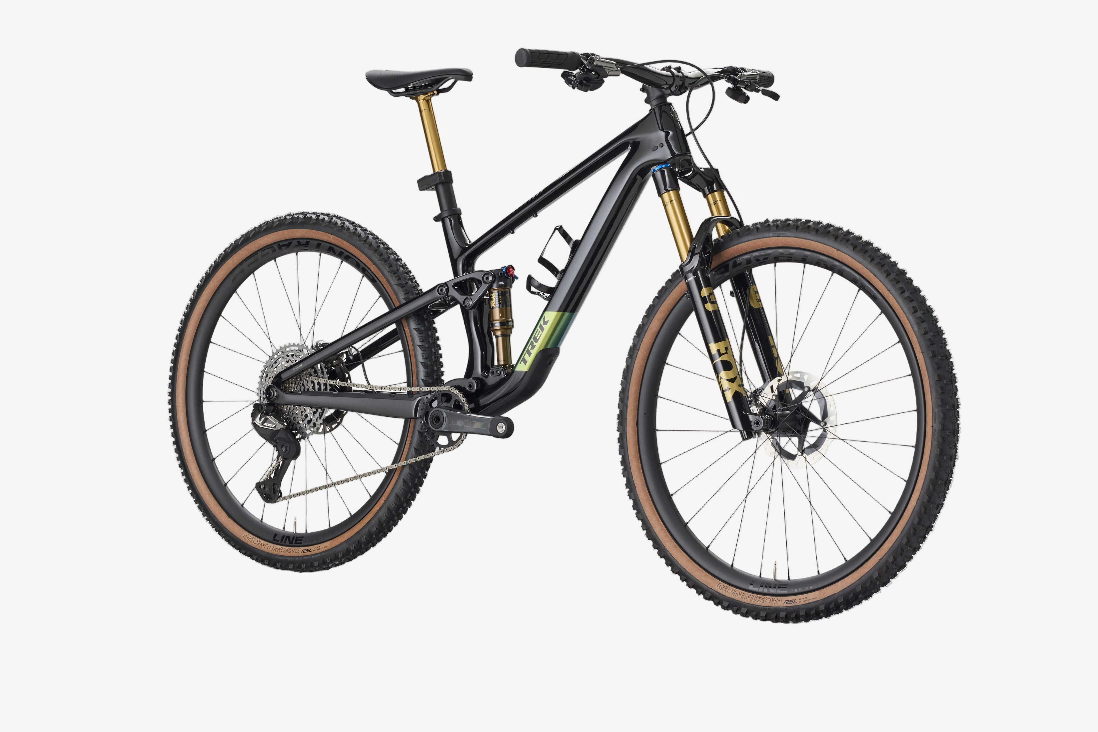 Mountain bike on a white background